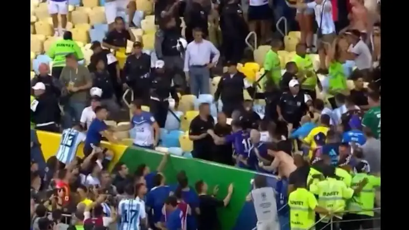 Бойня на матче Бразилия - Аргентина