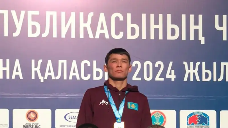 Чемпион Казахстана по греко-римской борьбе в в/к 67-кг