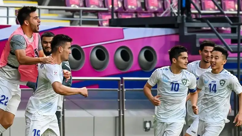 Cборная Узбекистана вышла в полуфинал Кубка Азии и находится в шаге от Олимпиады