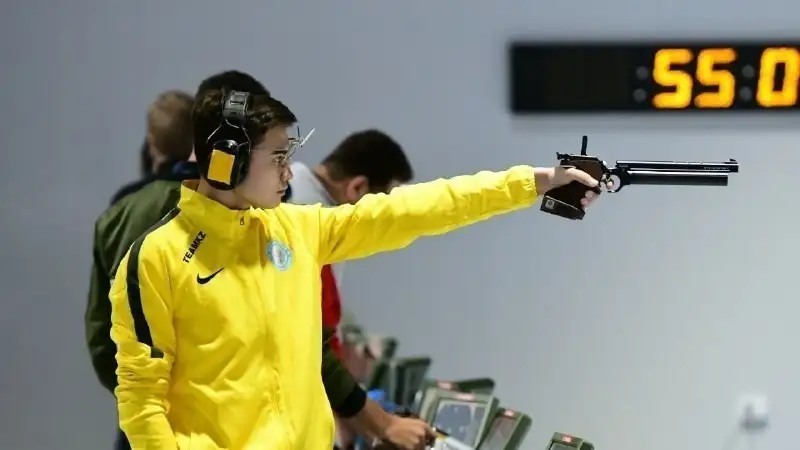 Казахстан по пулевой стрельба забрали медаль 