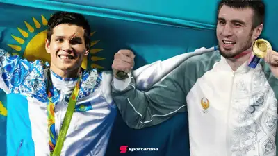 Последние победители олимпиады в боксе: Данияр Елеусинов из Казахстана (2016) и узбекистанец Баходир Джалолов (2021)
