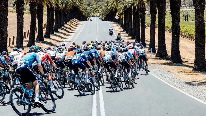 Гонщики въехали в болельщиков на многодневке в Австралии с участием велокоманды "Астана" (видео)