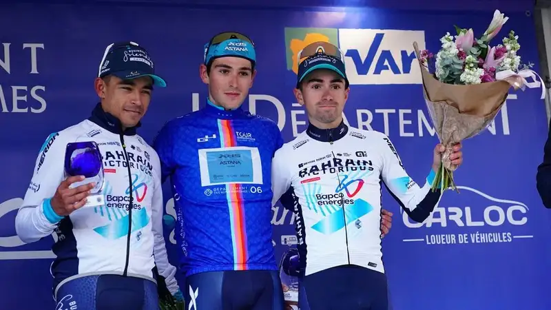 Итальянец из "Астаны" стал победителем двухдневной велогонки во Франции