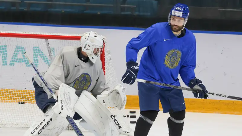 Стали известны расширенный состав и тренерский штаб сборной Казахстана по хоккею перед чемпионатом мира