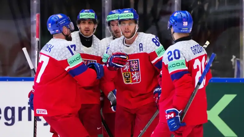 ЧМ-2025 по хоккею: сборная Чехии разгромила Данию