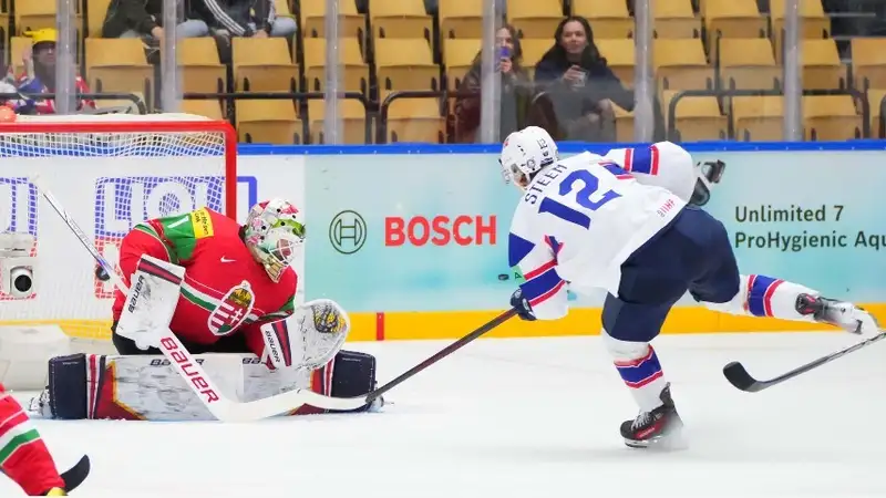 Сейв, поставивший Казахстан на грань вылета из элиты мирового хоккея, вошёл в ТОП-5 игрового дня ЧМ-2025