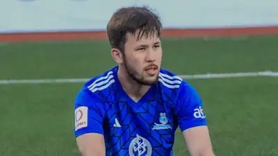 Один из главных героев матча - нападающий Рамазан Каримов