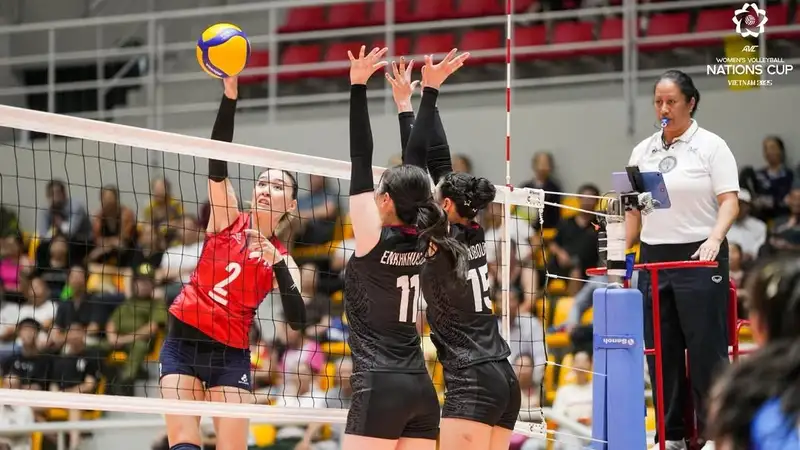 Сборная Казахстана по волейболу испытала проблемы во втором матче на Кубке Наций AVC