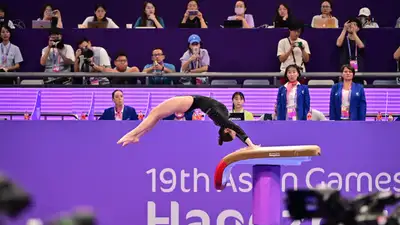 Казахстанская гимнастка вышла сразу в два финала чемпионата Азии по спортивной гимнастике