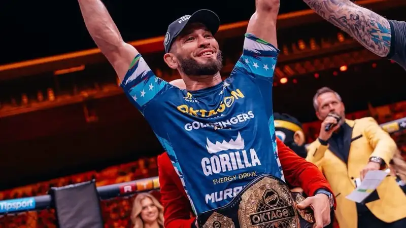 Уволенный из UFC боец из Узбекистана завоевал титул в европейской организации