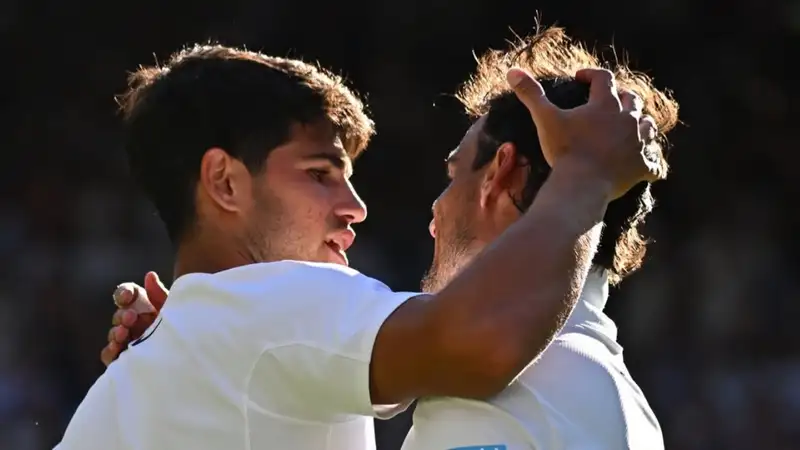 Действующий чемпион "Уимблдона" остался под впечатлением от игры 38-летнего Фоньини