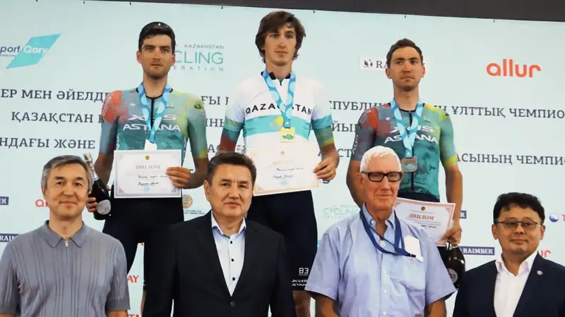 Гонщики &quot;Астаны&quot; заняли четыре первых места в чемпионате Казахстана по велоспорту