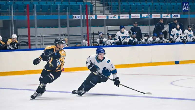 Хоккеисты "Барыса" провели первую товарищескую игру в текущее межсезонье