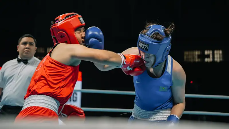 Быстрым нокаутом завершилась битва Казахстан - Кыргызстан за медаль чемпионата Азии по боксу
