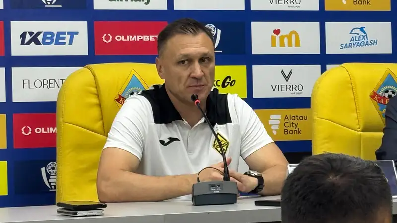 Главный тренер "Кайрата" — об убойном календаре команды в последние месяцы после победы над "Слованом"