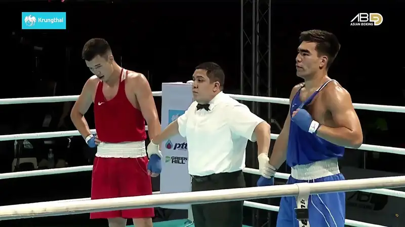 Тотальным разгромом завершилось противостояние Казахстана с Кыргызстаном за медаль чемпионата Азии по боксу