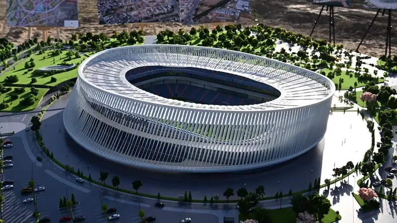 В Алматы простоят новый футбольный стадион