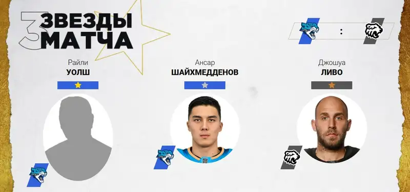 Три звезды матча
