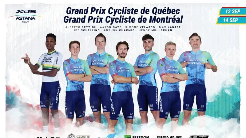 Велокоманда "Астана" представила состав на две престижные гонки в Канаде