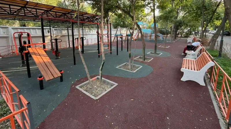 В Ауэзовском районе Алматы появилась новая зона отдыха и спорта