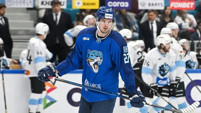 Стало известно окончательное решение о дисквалификации хоккеиста "Барыса" в КХЛ