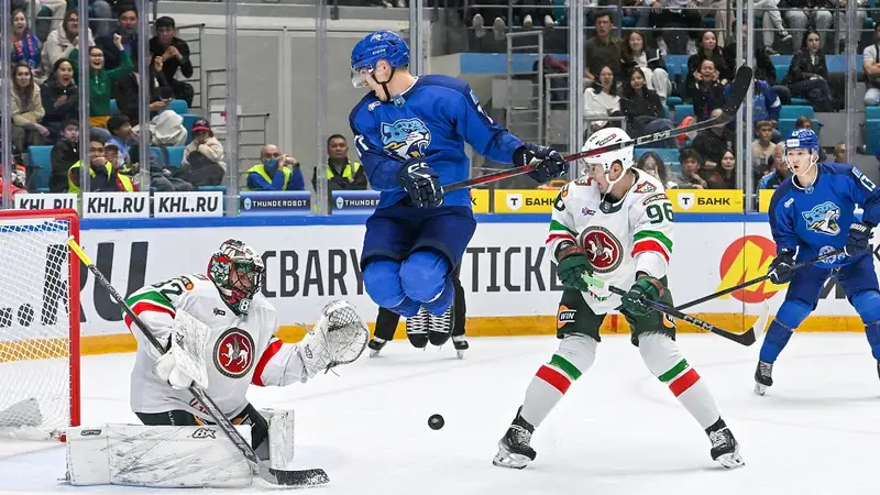 Какое место занимает "Барыс" в турнирной таблице КХЛ после поражения от "Ак Барса"