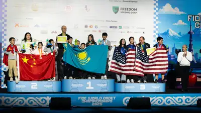 Казахстанские шахматисты триумфально выиграли чемпионат мира по шахматам, опередив Китай и США