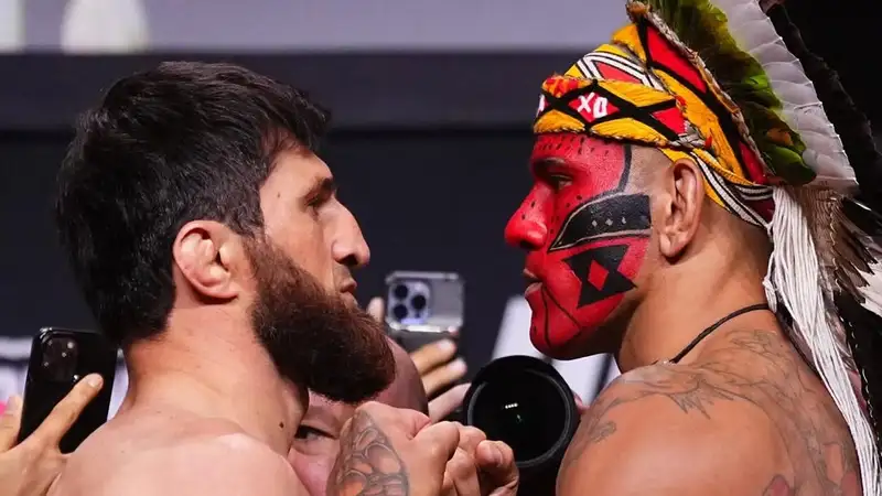 Магомед Анкалаев и Алекс Перейра