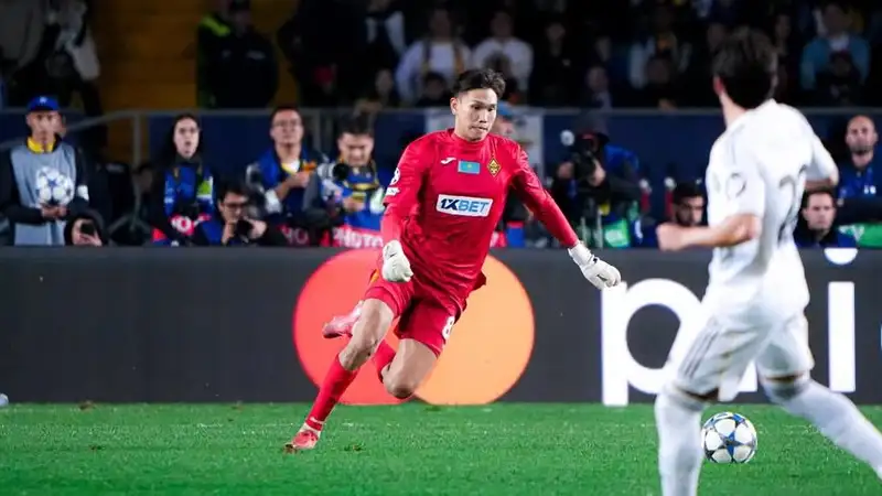 В России оценили выступление Шерхана Калмурзы в матчах Лиги чемпионов