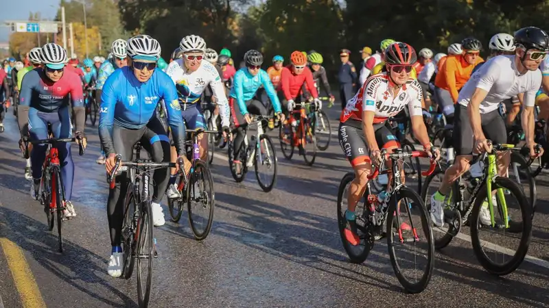 Велогонка в Алматы