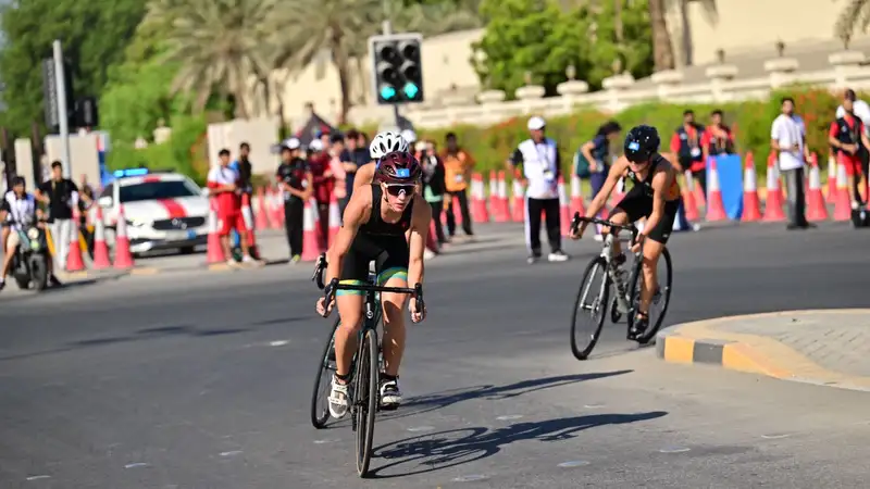 Триатлонистки Казахстана не смогли завоевать медали на Азиатских играх