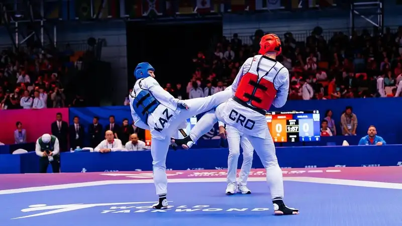 Казахстанские таеквондисты удачно стартовали на чемпионате мира в Китае