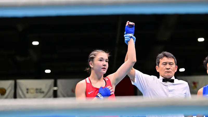 Маханова в финале Азиады 