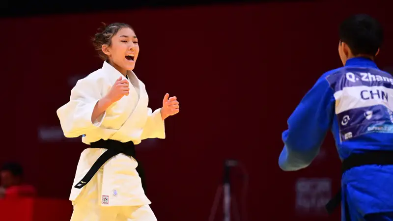 Дзюдоистки Казахстана дружно вышли в полуфинал Азиатских игр