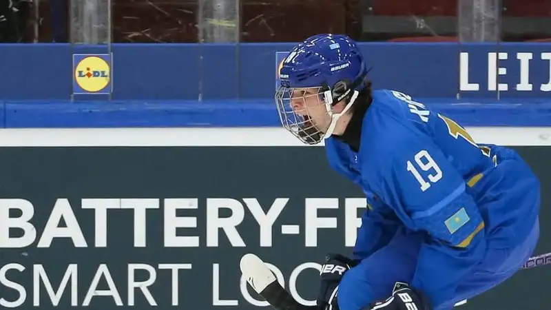 Юный казахстанский хоккеист вновь отличился в канадской лиге