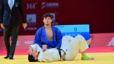 Дзюдоист из Казахстана двумя досрочными победами вышел в финал Азиатских игр Дзюдоист из Казахстана двумя досрочными победами вышел в финал Азиатских игр
