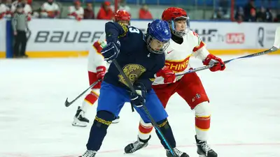 Сборная Казахстана по хоккею сыграла товарищеский матч перед чемпионатом Азии