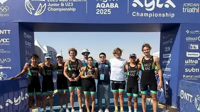 Казахстан выиграл две медали на чемпионате Азии по триатлону
