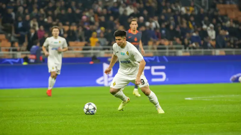 В Лондоне восхитились игрой Дастана Сатпаева в матче против "Интера" в ЛЧ