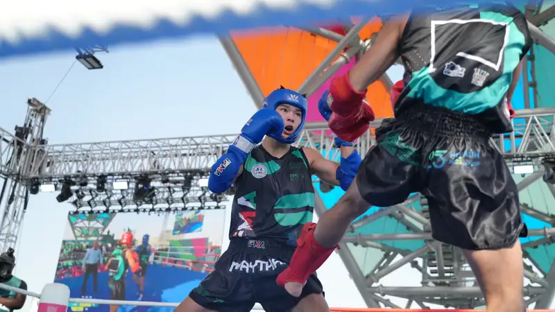 Как сегодня выступили казахстанские муай‑тайцы в четвертьфинале Исламиады‑2025 в дневную сессию