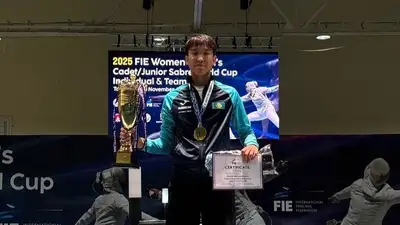Казахстанский фехтовальщик стал триумфатором этапа Кубка мира в Узбекистане