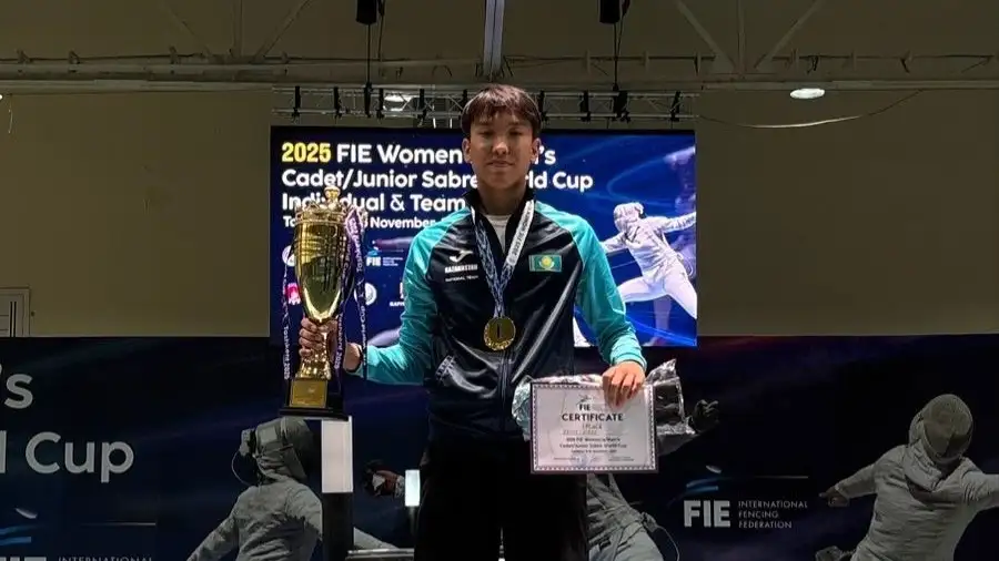 Казахстанский фехтовальщик стал триумфатором этапа Кубка мира в Узбекистане