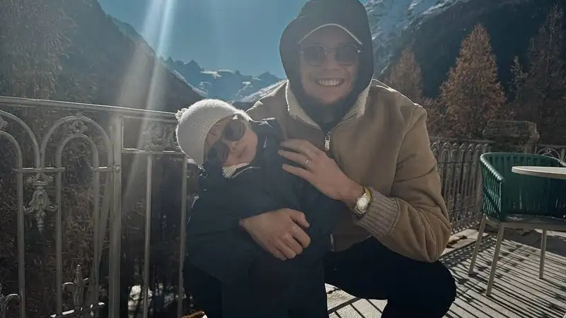 Бублик отдыхает в Швейцарии 