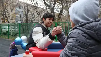 &quot;Алматы делает спорт семейным: в Алмалинском районе прошли &quot;Весёлые старты&quot;