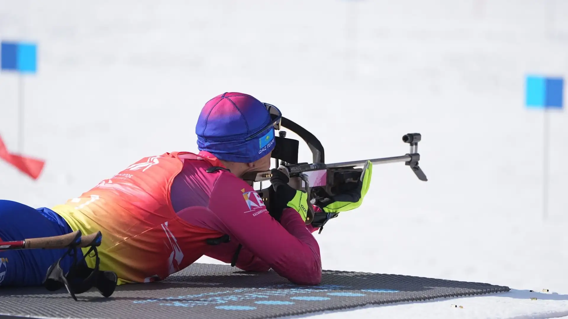 Казахстан провалился в индивидуальной смешанной эстафете на этапе Кубка мира в биатлоне 