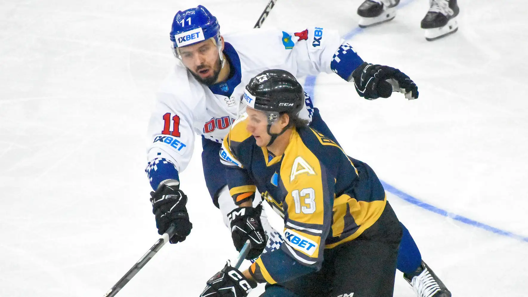 Волевая победа случилась в матче чемпионата Казахстана по хоккею