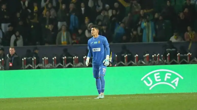 В Греции отметили невероятный перфоманс Темирлана Анарбекова в матче против "Олимпиакоса" в ЛЧ