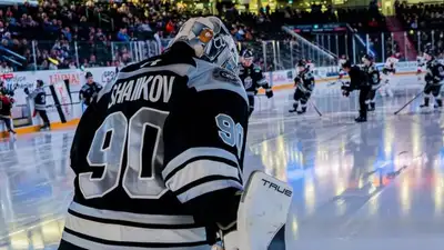 Казахстанский вратарь помог своей команде одержать победу в матче юниорской лиги Канады