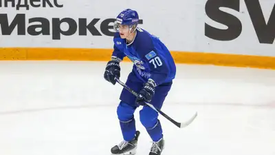 20-летний нападающий "Барыса" признан в России лучшим игроком победного матча в КХЛ