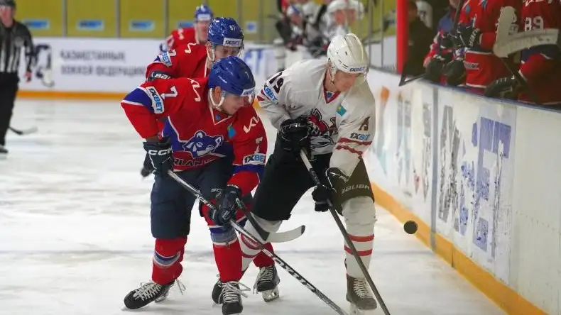 Уникальное событие было зафиксировано в чемпионате Казахстана по хоккею
